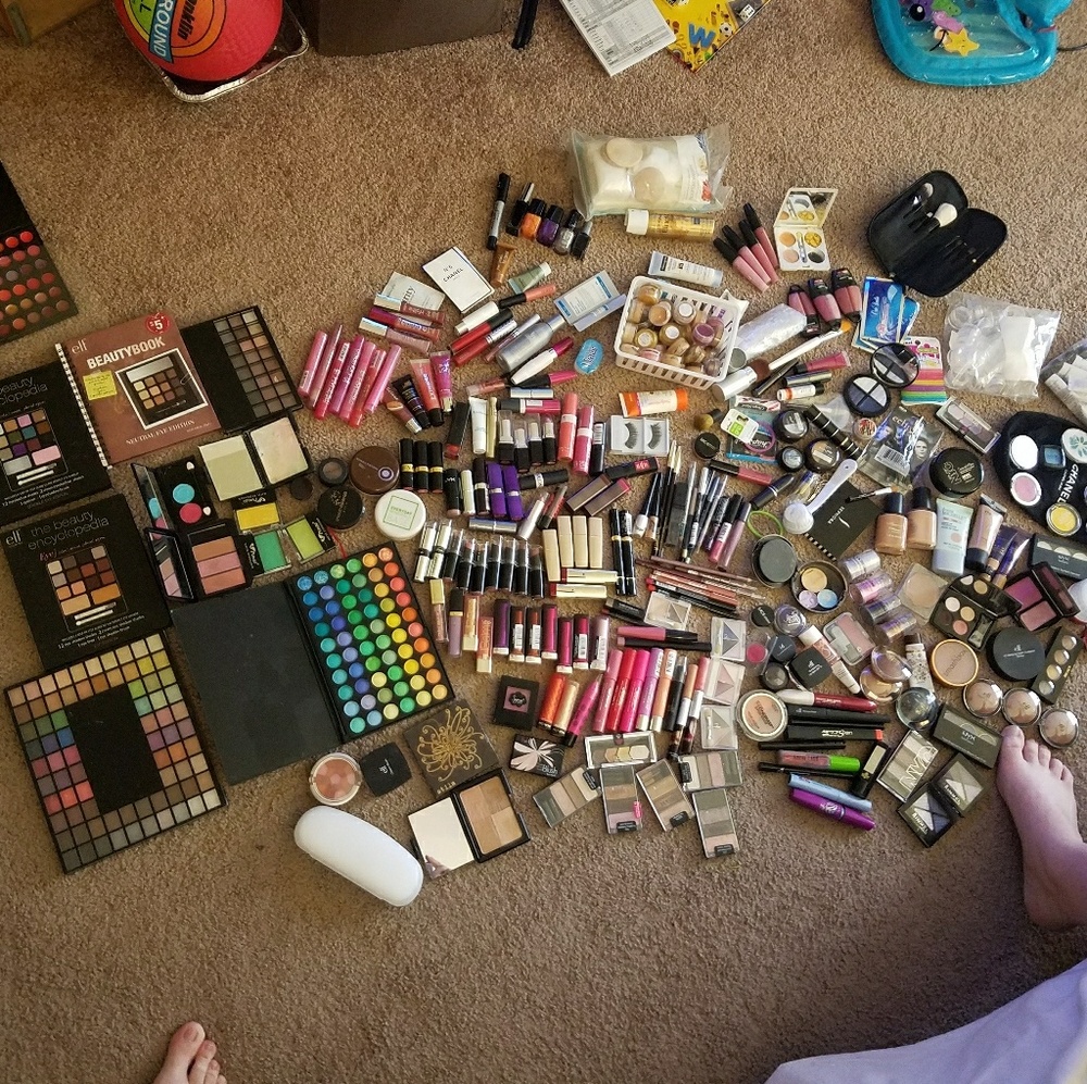 Huge makeup cosmetic lot!High end&drug store!200+